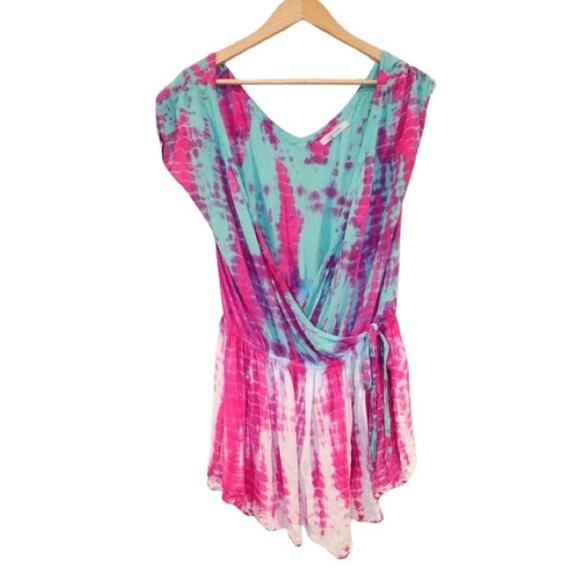 OndadeMar boho tie dye swimsuit wrap cover up - Picture 2 of 8